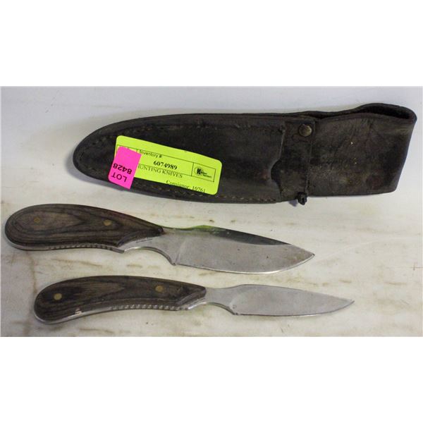 2 NEW HUNTING KNIVES