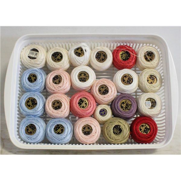 22 DMC COTTON PERLE THREAD