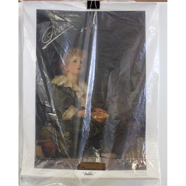 9 PEARS SOAP POSTERS - LIMITED EDITION 14"X17"