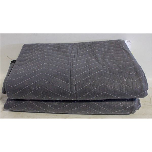 NEW UNCOUNTED 72" X 80" MOVING BLANKETS