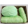 Image 1 : XL PASTEL GREEN ACRYLIC YARN FOR KNITTING