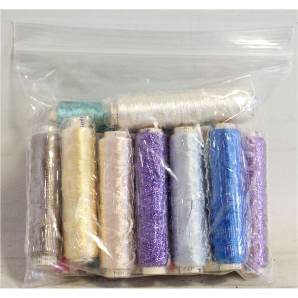 18 SPOOLS NEEDLE CRAFT THREAD - NEW