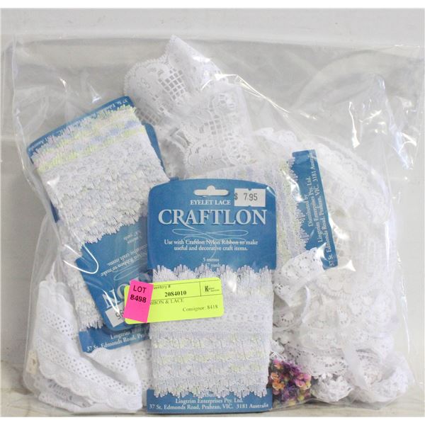 BAG RIBBON & LACE