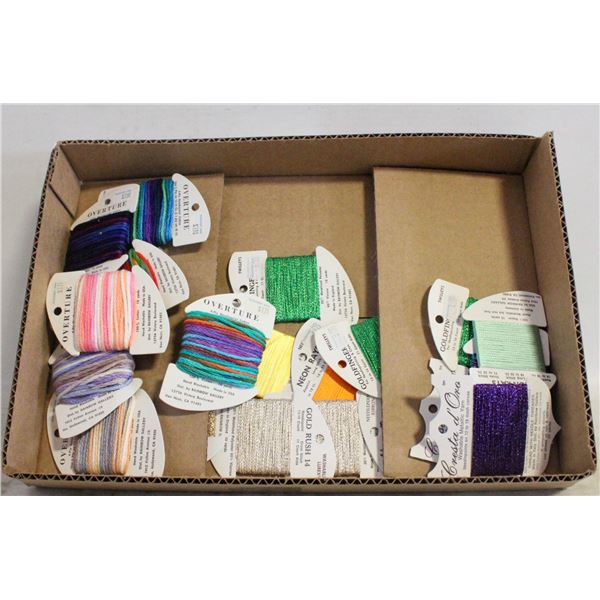 20 NEEDLEPOINT RIBBON/COTTON/YARN - NEW