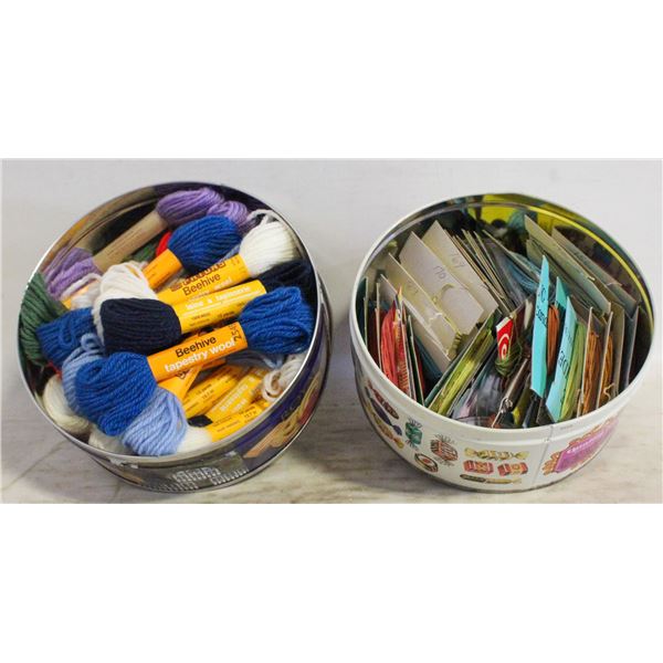 BIN TAPASTRY WOOL & BIN THREAD