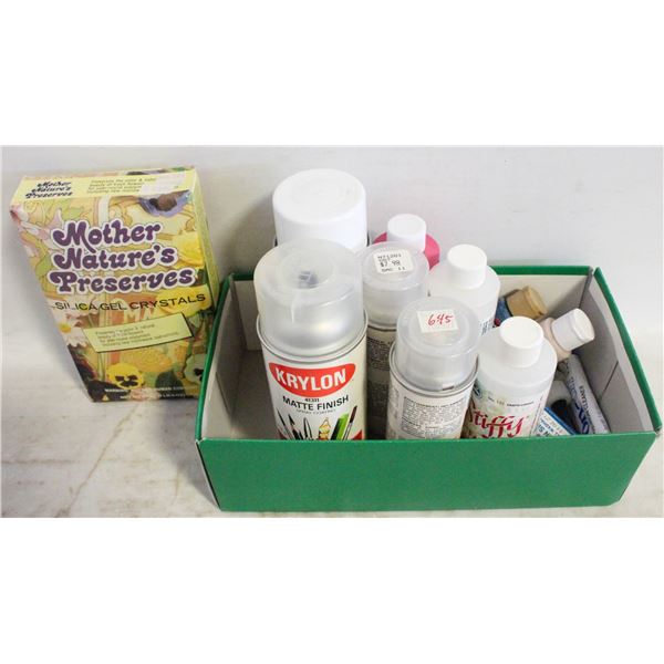 ACRYLIC SEALER/FABRIC STIFFER/FLOWER CLEANER &