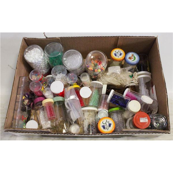 BOX OF BEADS