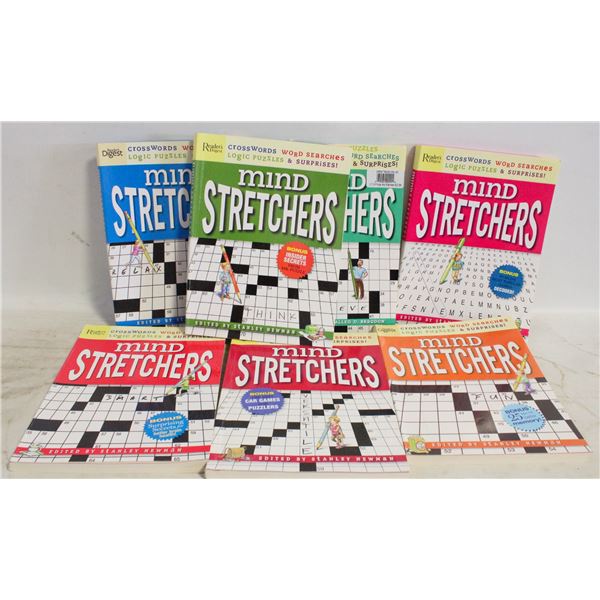 7 MIND STRETCHERS BOOKS BY READERS DIGEST -