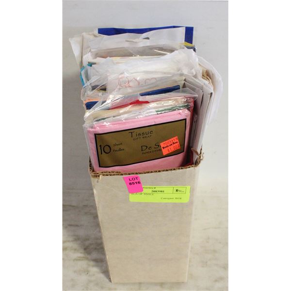 BOX OF TISSUE