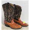 Image 1 : MENS SNAKESKIN COWBOY BOOTS SIZE 8.5-ESTATE