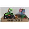 Image 1 : NEW MARIO BROS STAINLESS STEEL MUG & TOYS