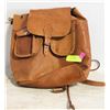Image 1 : SPANISH LEATHER BULLHIDE BACKPACK-ESTATE