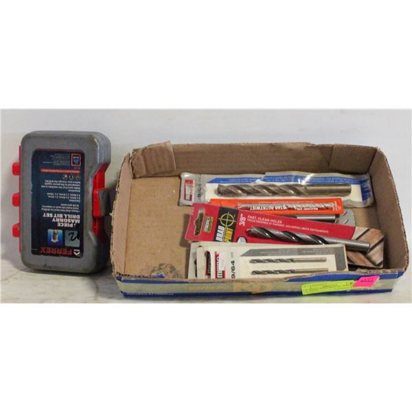 NEW DRILL BITS METAL, WOOD,  CONCRETE