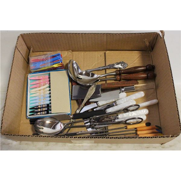 VINTAGE MINI FORKS/CHEESE KNIVES & MORE