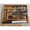 Image 1 : TRAY VINTAGE CUTLERY