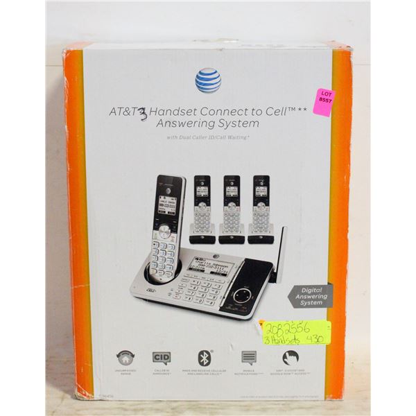 AT&T 3 HANDSET CONNECT TO CALL ANSWERING SYSTEM