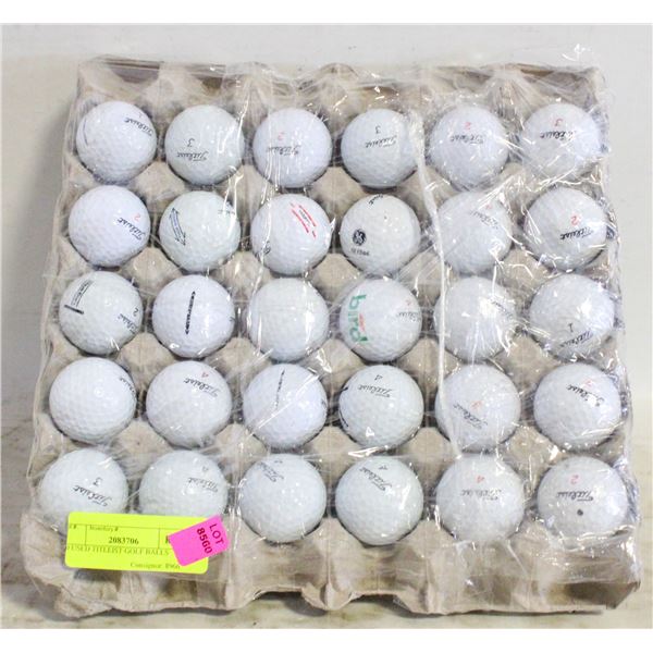 30 USED TITLEIST GOLF BALLS
