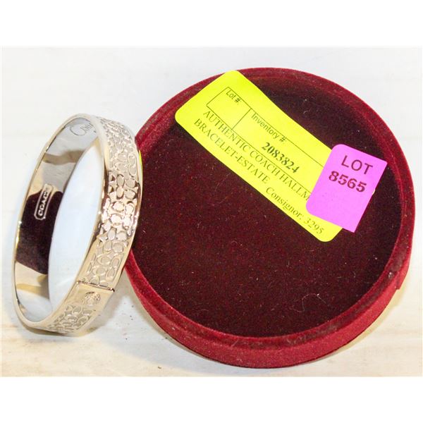 AUTHENTIC COACH HALLMARKED BRACELET-ESTATE