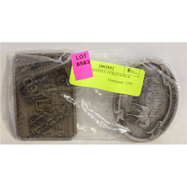 VINTAGE MASSEY FERGUSON & CASE BELT