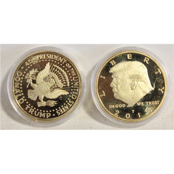 2 U.S.A. AMERICAN EAGLE COINS IN CASES TOGETHER