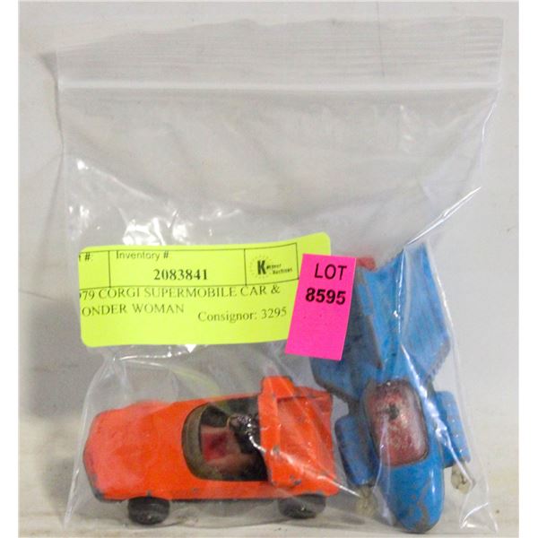 1979 CORGI SUPERMOBILE CAR & WONDER WOMAN