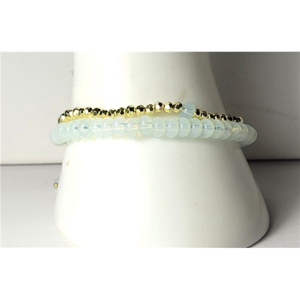 7)  LOT OF 2 COORDINATING GOLD TONE