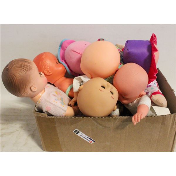 8 COLLECTIBLE DOLLS; CABBAGE PATCH/ REGAL/ ETC...