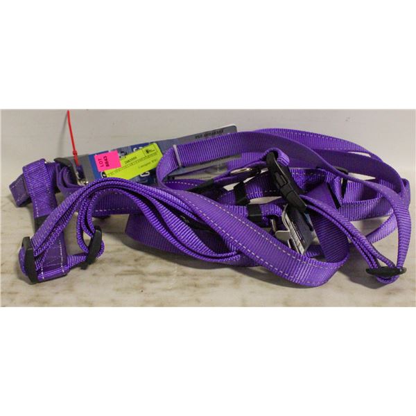 3 XL DOG COLLAR,LEASH,HARNESS