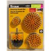 Image 1 : NEW TITAN 4PC 1/4" CLEANING BRUSHSET