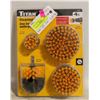 Image 1 : NEW TITAN 4PC 1/4" CLEANING BRUSHSET