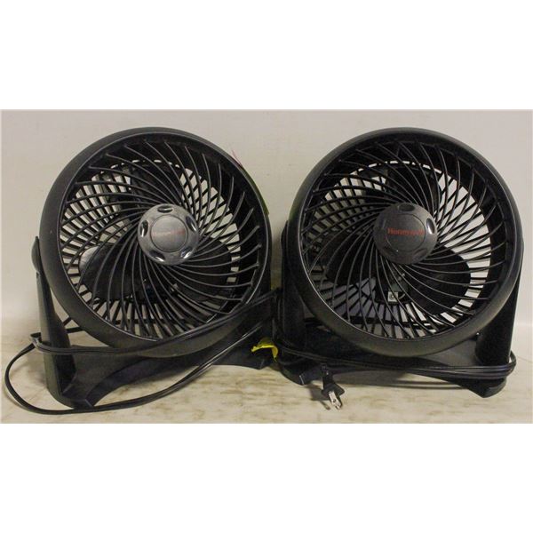 2 BLACK FANS TOGETHER WORK GOOD-ESTATE