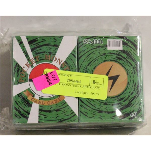 2 POCKET MONSTERS CARD GAME