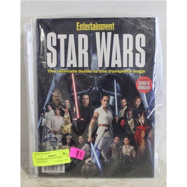 3 STAR WARS COLLECTORS MAGAZINES