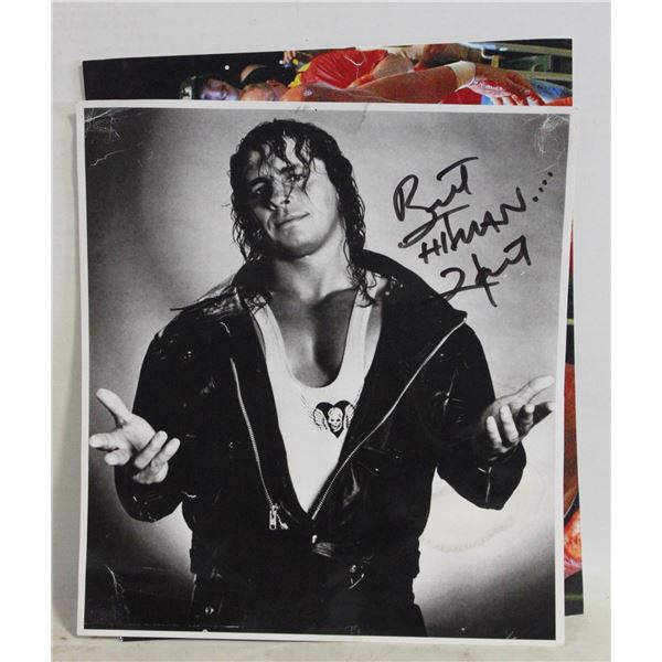 BRETT HEART SIGNED PHOTO WITH PHOTO OF