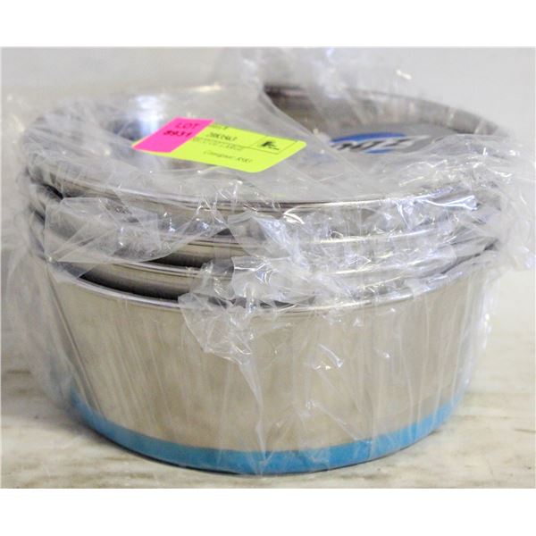 4 SS DOG DISH 32 OZ LARGE