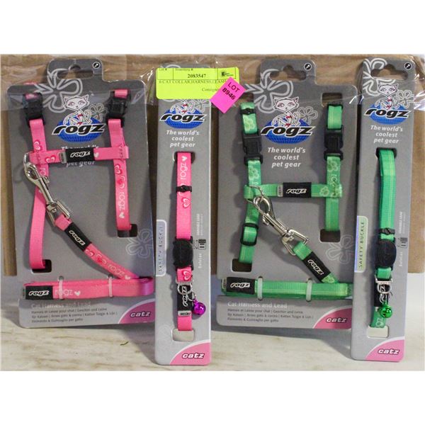 6 CAT COLLAR,HARNESS,LEASH