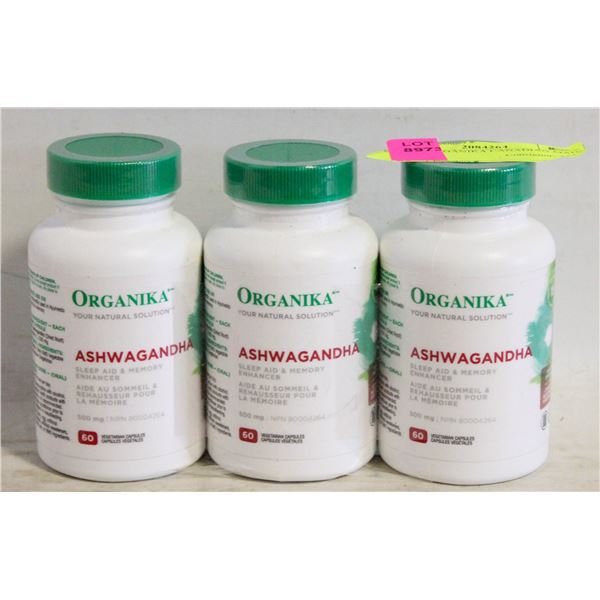 NEW 3 ORGANIKA CANADIAN MADE 500MG