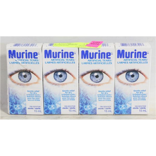 NEW 4 BOXES MARINE ARTIFICIAL TEARS GENTAL
