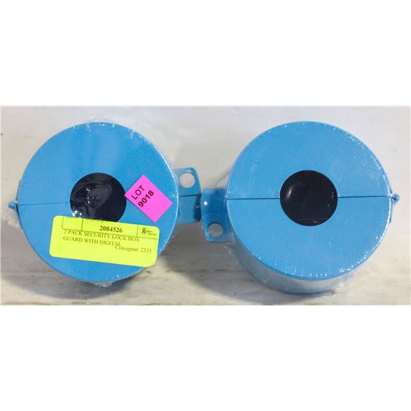 2 PACK SECURITY LOCK BOX GUARD WITH DIGITAL