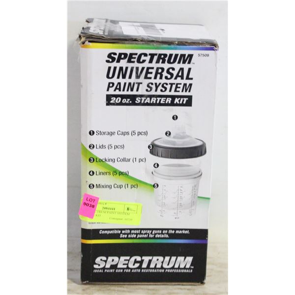 NEW SPECTRUM PAINT SYSTEM STARTER KIT