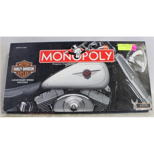 HARLEY DAVIDSON MONOPOLY