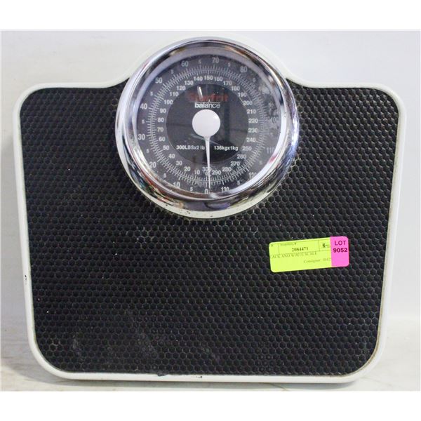 BLACK AND WHITE SCALE