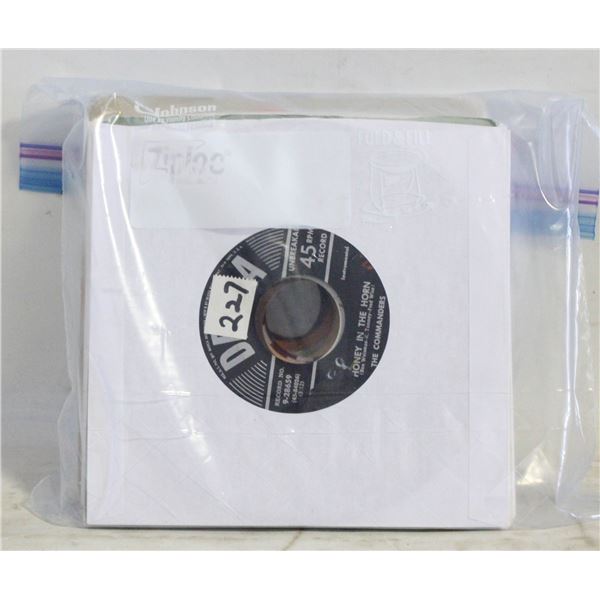 BAG OF 25, 45'S VARIOUS ARTISTS