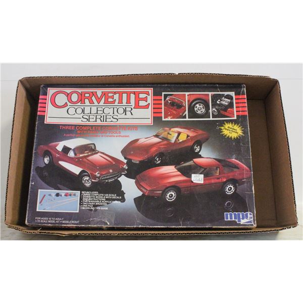 1957 & 75 CORVETTE 1/25 MODELS PARTS SEALED IN BAG