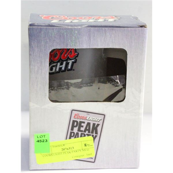 COORS LIGHT PEAK PARTY MUG