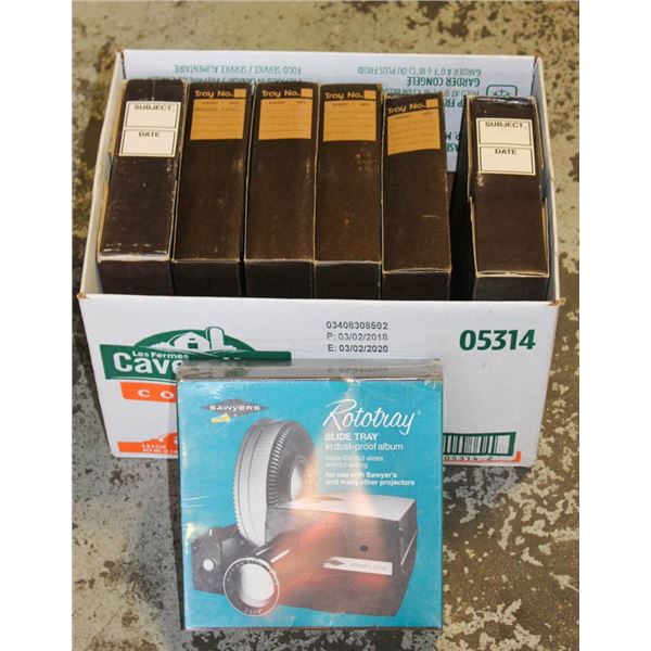 NEW SLIDE TRAYS FOR PROJECTORS