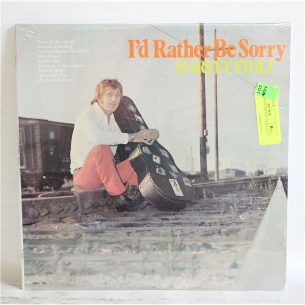 SEALED 1970'S HARVEY STOLZ LP
