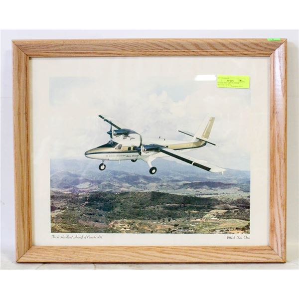 VINTAGE DHC-6 TWIN OTTER AIRPLANE (18"X22")