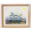 Image 1 : VINTAGE DHC-6 TWIN OTTER AIRPLANE (18"X22")