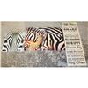 Image 1 : ZEBRA PLUS FAMILY RULES CANVAS PICTURES
